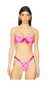 Vdm Bindi Reversible Bikini Top In Sherbet