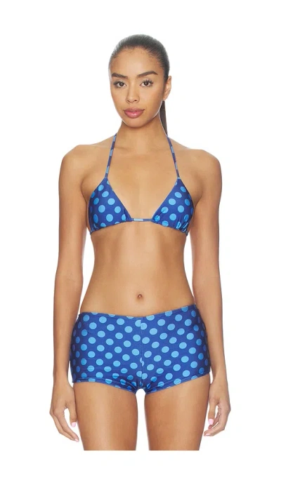 Vdm Blair Indigo Reversible Top In Purple