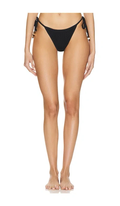 Vdm Delilah Side Tie Bottom In Black