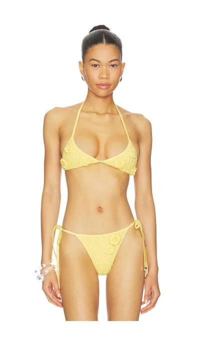 Vdm Gypsy Bikini Top In Yellow