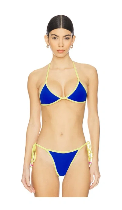 Vdm Luci Reversible Bikini Top In Tropicana