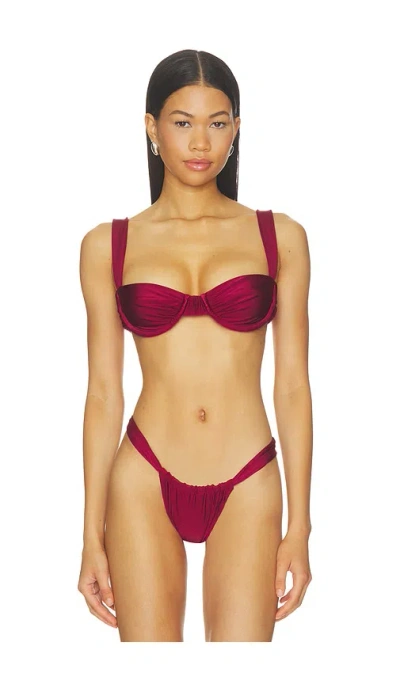 Vdm Margot Merlot Underwire Top