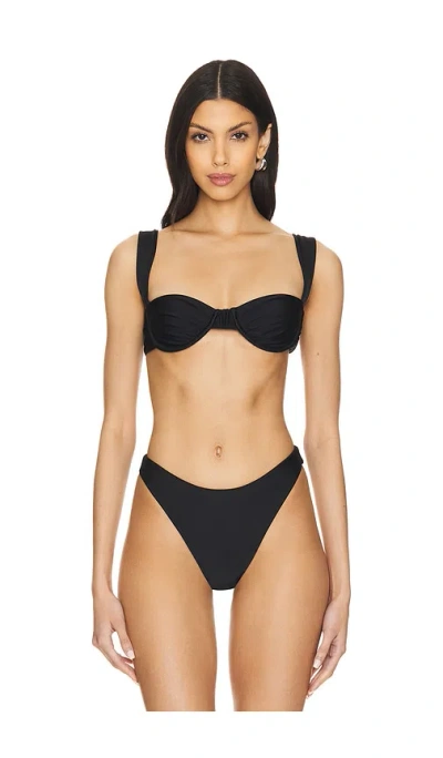 Vdm Margot Underwire Top In Black