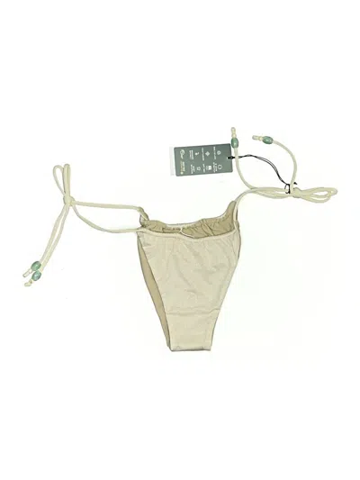 Pre-owned Vdm Swimsuit Bottoms In Ivory