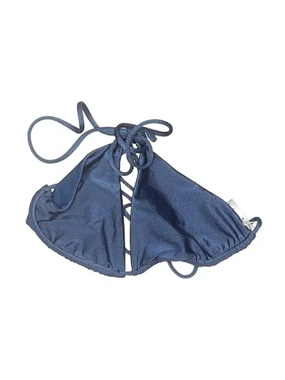 Pre-owned Vdm Swimsuit Top Blue Swimwear
