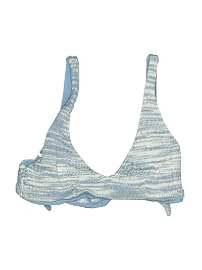 Pre-owned Vdm Swimsuit Top Blue Swimwear