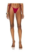 Vdm Tia Reversible Bikini Bottom In Merlot
