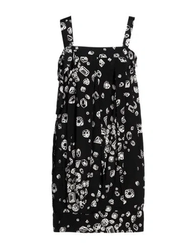 Vdp Collection Woman Mini Dress Black Size 6 Viscose