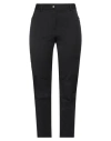 Vdp Collection Woman Pants Black Size 10 Cotton, Polyamide, Elastane In Black