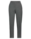 Vdp Collection Woman Pants Grey Size 6 Polyester, Virgin Wool, Elastane, Textile Fibers In Grey