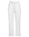 Vdp Collection Woman Pants White Size 8 Viscose, Elastane In White