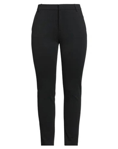 Vdp Via Delle Perle Collection Woman Pants Black Size 10 Viscose, Polyamide, Elastane