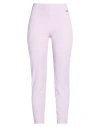 Vdp Via Delle Perle Collection Woman Pants Lilac Size 4 Cotton, Polyamide, Elastane In Purple