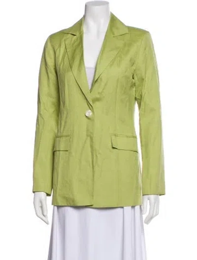 Pre-owned Veda Blazer In Green