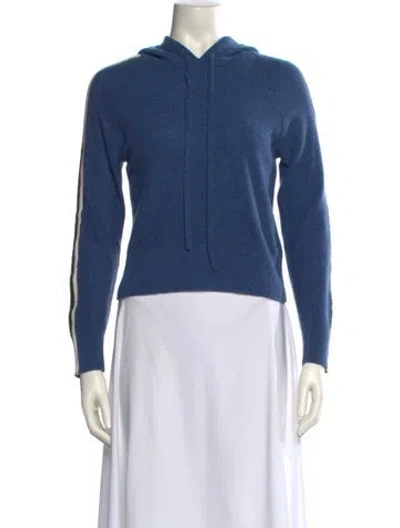 Pre-owned Veda Cashmere Crew Neck Sweater In Blue