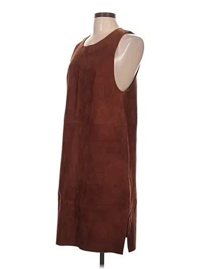 Pre-owned Veda Casual Dress In Brown
