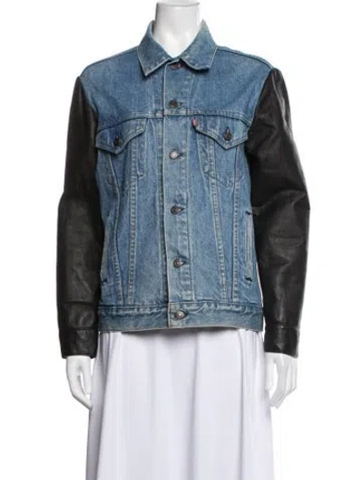 Pre-owned Veda Denim Jacket In Blue