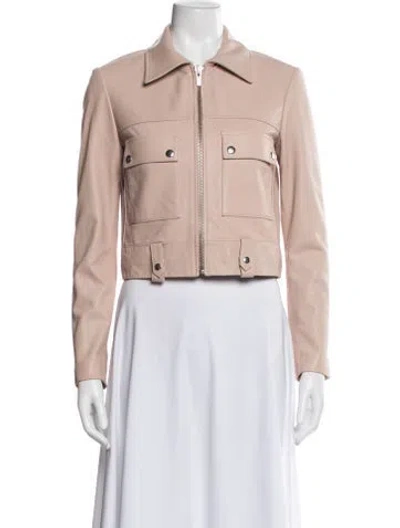 Pre-owned Veda Leather Jacket In Multi