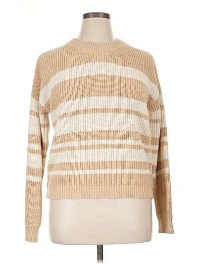 Pre-owned Veda Pullover Sweater In Tan