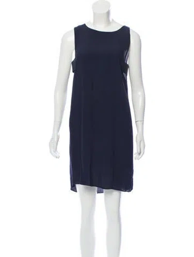 Pre-owned Veda Sleeveless Mini Dress In Blue