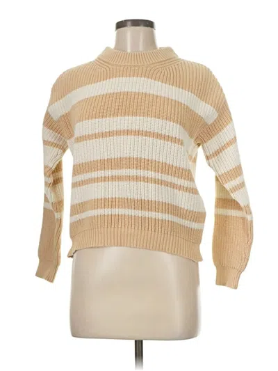 Pre-owned Veda Turtleneck Sweater In Brown