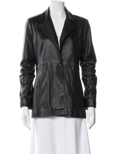 Pre-owned Veda X Reformation Leather Jacket In Black
