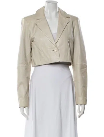 Pre-owned Veda X Reformation Virgin Wool Jacket In Neutral