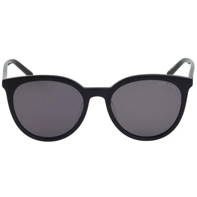 Vedi Vero Black Round Unisex Sunglasses Vvd40/blkblack55