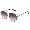 Vedi Vero Brown Gradient Round Unisex Sunglasses Vvbm09 Br 58