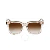 Vedi Vero Brown Gradient Square Ladies Sunglasses Vvba02 Beg 56