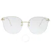 Vedi Vero Clear Teacup Ladies Sunglasses Vva32 Pk 62