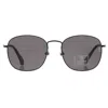 Vedi Vero Dark Grey Square Unisex Sunglasses Vrcm04 Blkp 57 In Black
