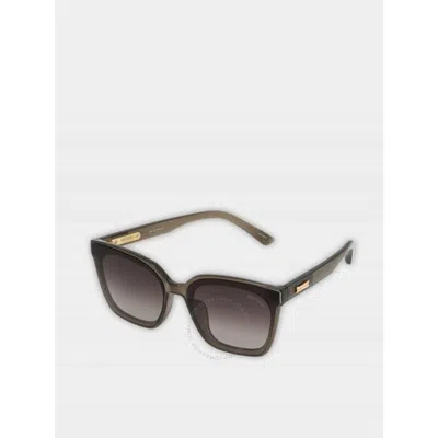 Vedi Vero Grey Gradient Square Unisex Sunglasses Vvci18 Kha 65 In Beige