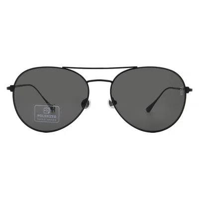Vedi Vero Polarized Grey Square Ladies Sunglasses Vrbm04 Blkp 57 In Gray