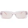 Vedi Vero Rectangular Unisex Sunglasses Vrca01 Tpk 53 In Pink