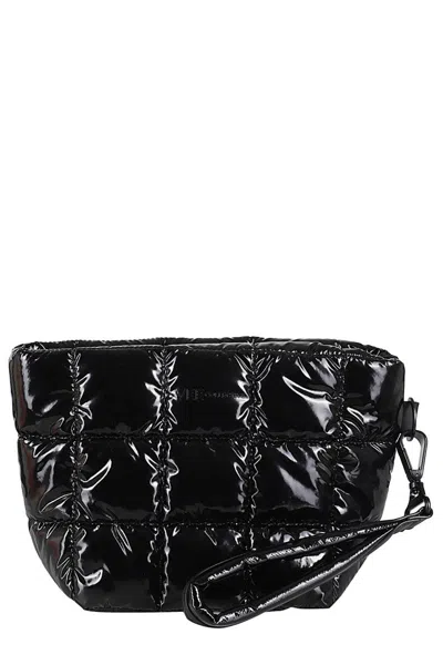 Vee Collective Porter Clutch Bag In Black