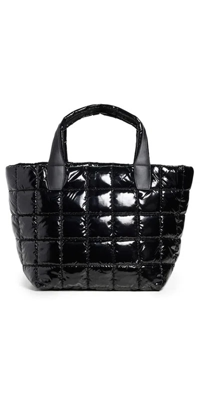 Vee Collective Porter Medium Black Vinyl Tote Black Vinyl