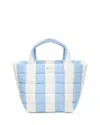 Vee Collective Porter Medium Tote In Cerulean/marshmallow