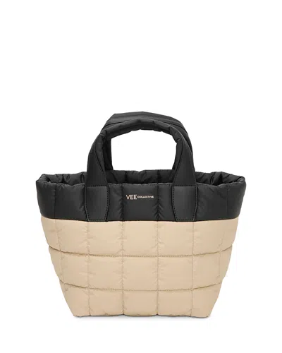 Vee Collective Porter Small Quilted Nylon Tote In Multi