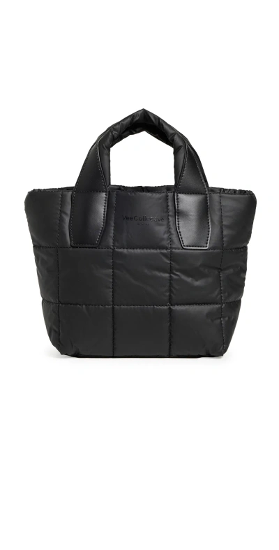 Vee Collective Porter Tote Mini Matte Black Matt Black