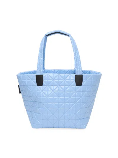 Vee Collective Women's Medium Vee Vinyl Tote Bag In Blue