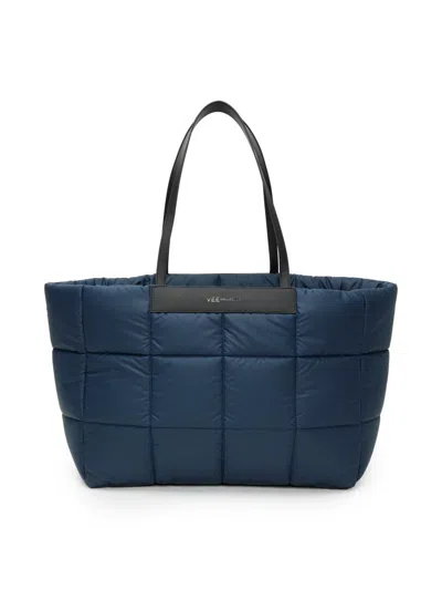 Vee Collective Women's Porter Large Marché Quilted Tote Bag In Blue