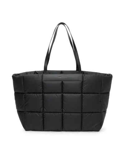 Vee Collective Women's Porter Marche Quilted Nylon Tote Bag In Black