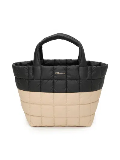 Vee Collective Women's Porter Medium Two-tone Quilted Tote Bag