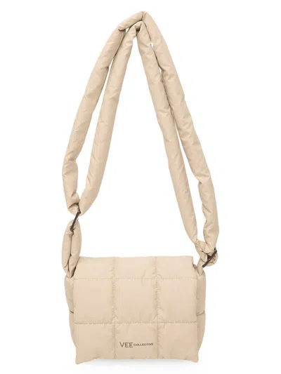 Vee Collective Women's Porter Mini Nylon Messenger Bag In Sand