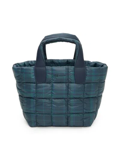 Vee Collective Women's Porter Small Plaid Tote Bag