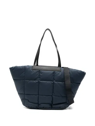 Veecollective Basque Porter Quilted-design Tote Bag In Blue