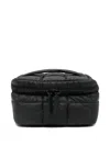 Veecollective Tall Porter Quilted Vanity Case In Black