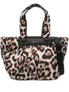 Veecollective Large Caba Leopard-print Tote Bag In Neutral