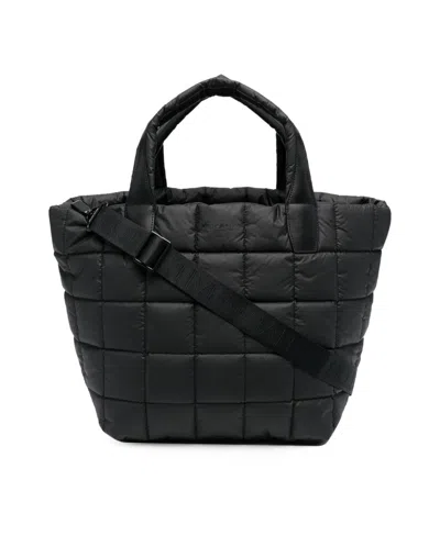 Veecollective Logo Handbag In Black